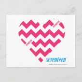 ZigZag Magenta 3 Briefkaart (Voorkant)