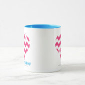 ZigZag Magenta 3 Mok (Midden)