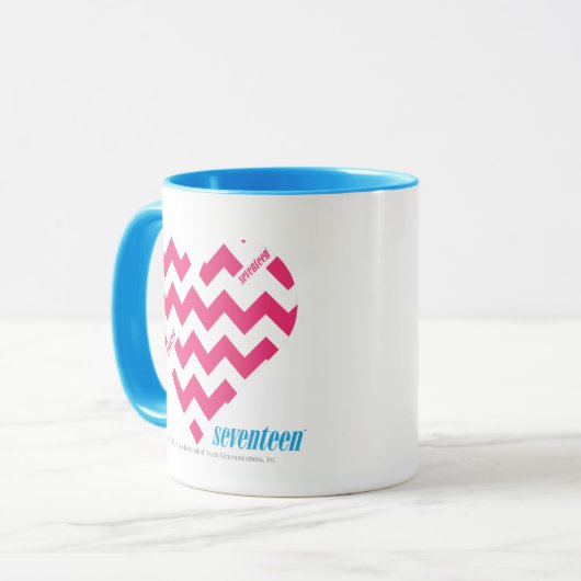 ZigZag Magenta 3 Mok (Voorkant links)