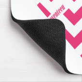 ZigZag Magenta 3 Muismat (Hoek)