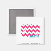 ZigZag Magenta 4 Magneet (Voorkant / Achterkant)