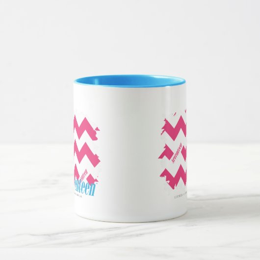 ZigZag Magenta 4 Mok (Midden)