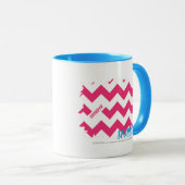 ZigZag Magenta 4 Mok (Voorkant rechts)