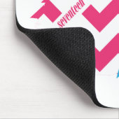 ZigZag Magenta 4 Muismat (Hoek)