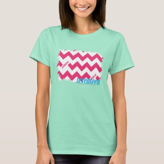ZigZag Magenta 4 T-shirt (Voorkant)
