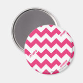 ZigZag Magenta Magneet (Voorkant / Achterkant)