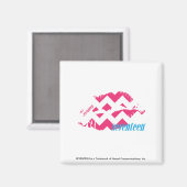 ZigZag Magenta Magneet (Voorkant / Achterkant)