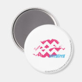 ZigZag Magenta Magneet (Voorkant / Achterkant)