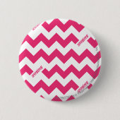 ZigZag Magenta Ronde Button 5,7 Cm (Voorkant)