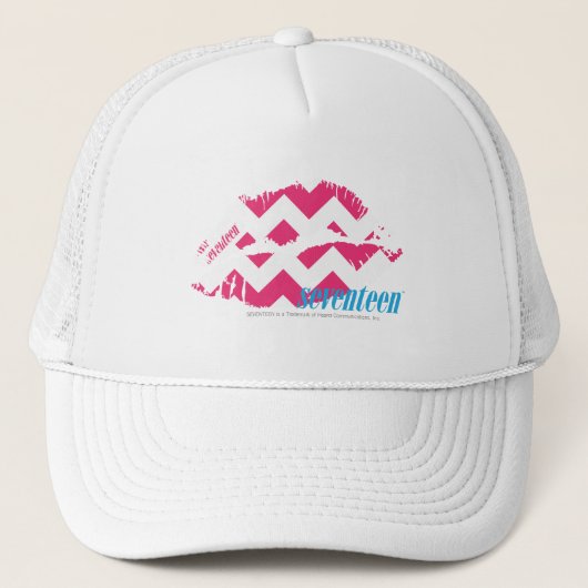 ZigZag Magenta Trucker Pet (Voorkant)