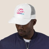ZigZag Magenta Trucker Pet (In situ)