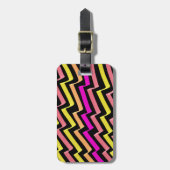 ZigZag Marker Pattern Bagagelabel (Voorkant verticaal)
