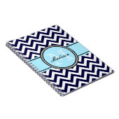  Zigzag Monogram notebook bij de marine Notitieboek (Rechterzijde)