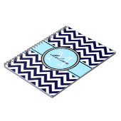  Zigzag Monogram notebook bij de marine Notitieboek (Linkerzijde)