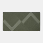 Zigzag Moss Green Desk Mat – (Voorkant)