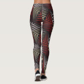 zigzag motief leggings (Achterkant)