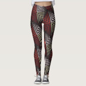 zigzag motief leggings (Voorkant)