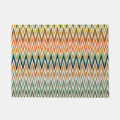 Zigzag Multicolor Pattern Deurmat (Voorkant)