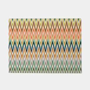 Zigzag Multicolor Pattern Deurmat