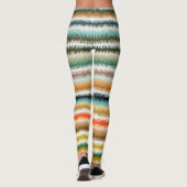 Zigzag Multicolor Pattern Leggings (Achterkant)