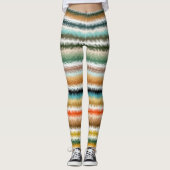 Zigzag Multicolor Pattern Leggings (Voorkant)