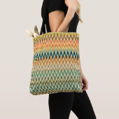 Zigzag Multicolor Pattern Tote Bag (Dichtbij)