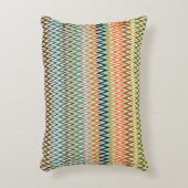 Zigzag Multicolored Pattern Accent Kussen (Voorkant(Verticaal))
