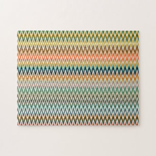 Zigzag Multicolored Pattern Legpuzzel