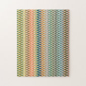 Zigzag Multicolored Pattern Legpuzzel (Verticaal)