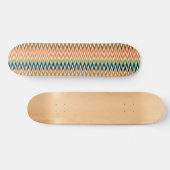 Zigzag Multicolored Pattern Persoonlijk Skateboard (Horizontaal)