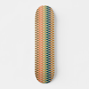 Zigzag Multicolored Pattern Persoonlijk Skateboard