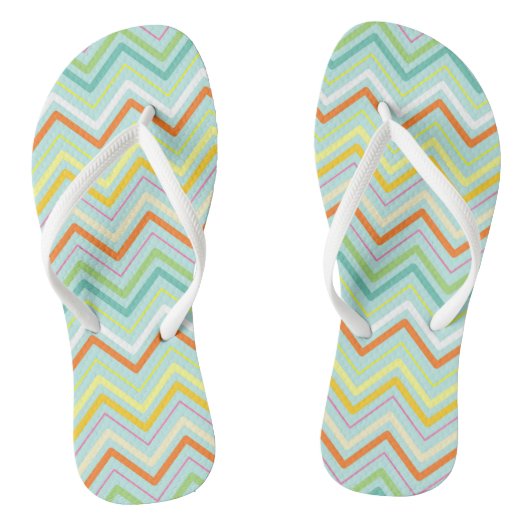 Zigzag MultiColors Blue Teenslippers (Voetbed)