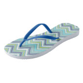Zigzag MultiColors Blue Teenslippers (Schuin)