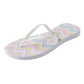 Zigzag MultiColors Roze Teenslippers (Schuin)