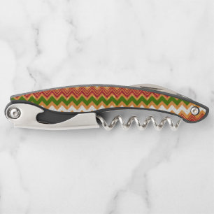 Zigzag naadloos patroon kurkentrekker
