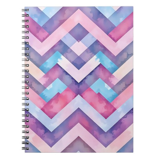 zigzag ontwerp notitieblok notitieboek (Voorkant)