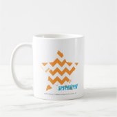 ZigZag Oranje 3 Koffiemok (Links)