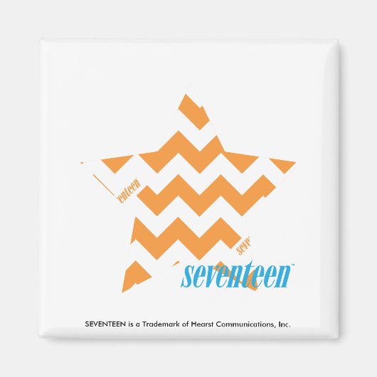 ZigZag Oranje 3 Magneet (Voorkant)