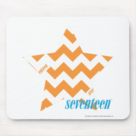 ZigZag Oranje 3 Muismat (Voorkant)