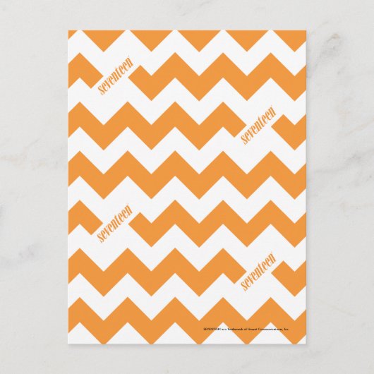 ZigZag Oranje Briefkaart (Voorkant)