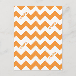 ZigZag Oranje Briefkaart