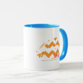 ZigZag Oranje Mok (Voorkant rechts)