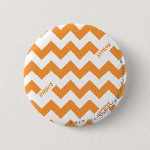 ZigZag Oranje Ronde Button 5,7 Cm