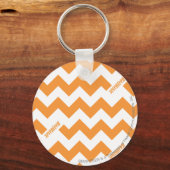 ZigZag Oranje Sleutelhanger (Voorkant)