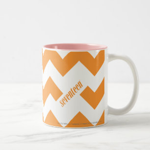 ZigZag Oranje Tweekleurige Koffiemok