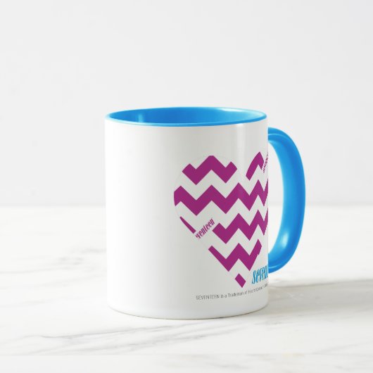 ZigZag Paars 2 Mok (Voorkant rechts)