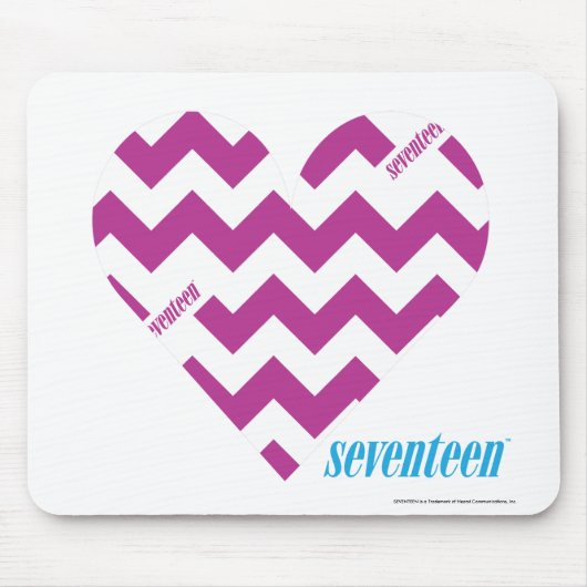 ZigZag Paars 2 Muismat (Voorkant)