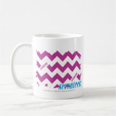 ZigZag Paars 3 Koffiemok (Links)