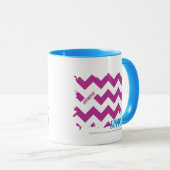 ZigZag Paars 3 Mok (Voorkant rechts)