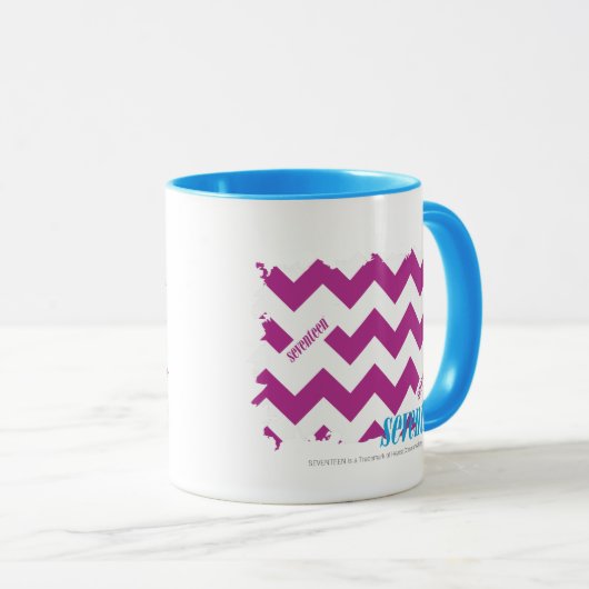 ZigZag Paars 3 Mok (Voorkant rechts)